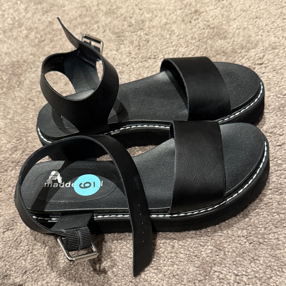 Black Strappy Sandals